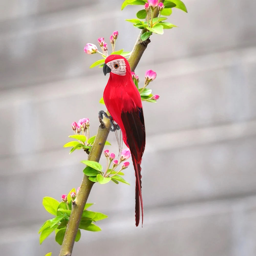 Artificial Simulation Foam Bird Creative Feather Parrot Fake Animal