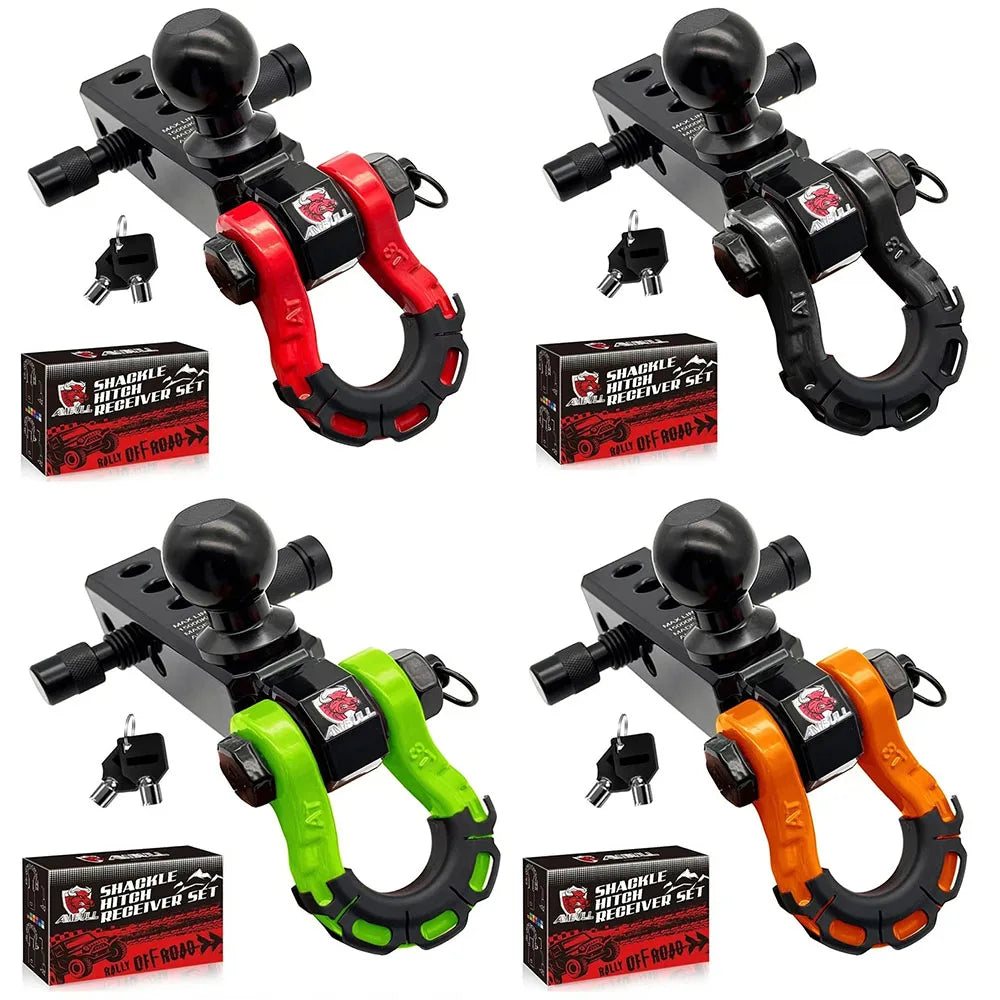 2-Inch Trailer Hitch Ball Mount – 8T RV & Off-Road Towing Arm
