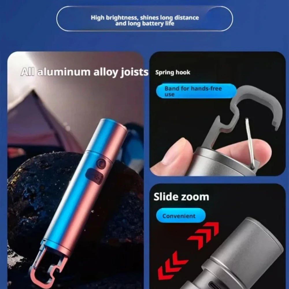 POCKETMAN 3800 Lumen LED Flashlight – USB Rechargeable Torch