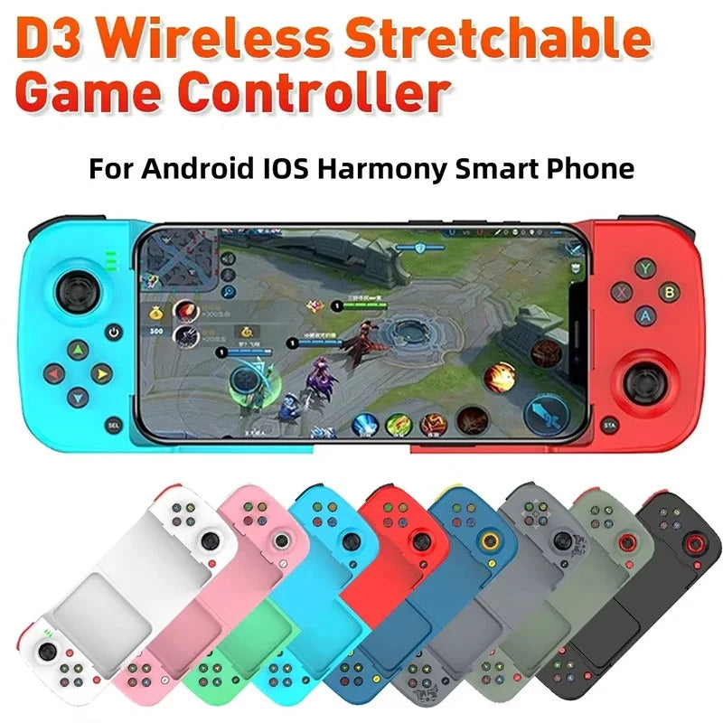 Wireless Bluetooth Stretchable Game Controller Mobile Phone Android Zpaxo