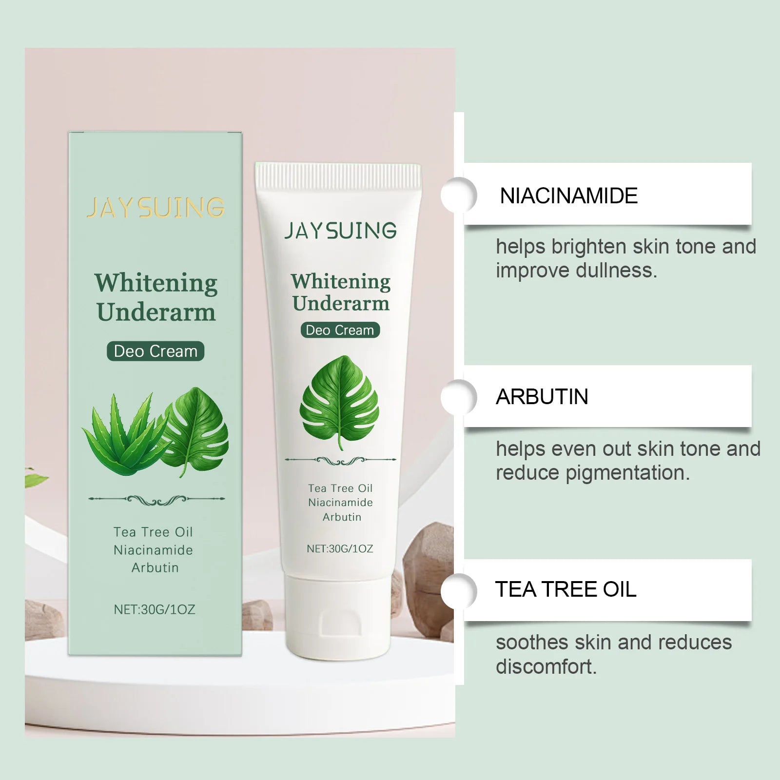 Armpit care cream farewell melanin refreshing non-sticky gentle nourishing smooth armpit skin daily application cream Zpaxo