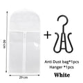 Wig Storage Bag Hanger Hair Bags Plastic Virgin Black Organizer