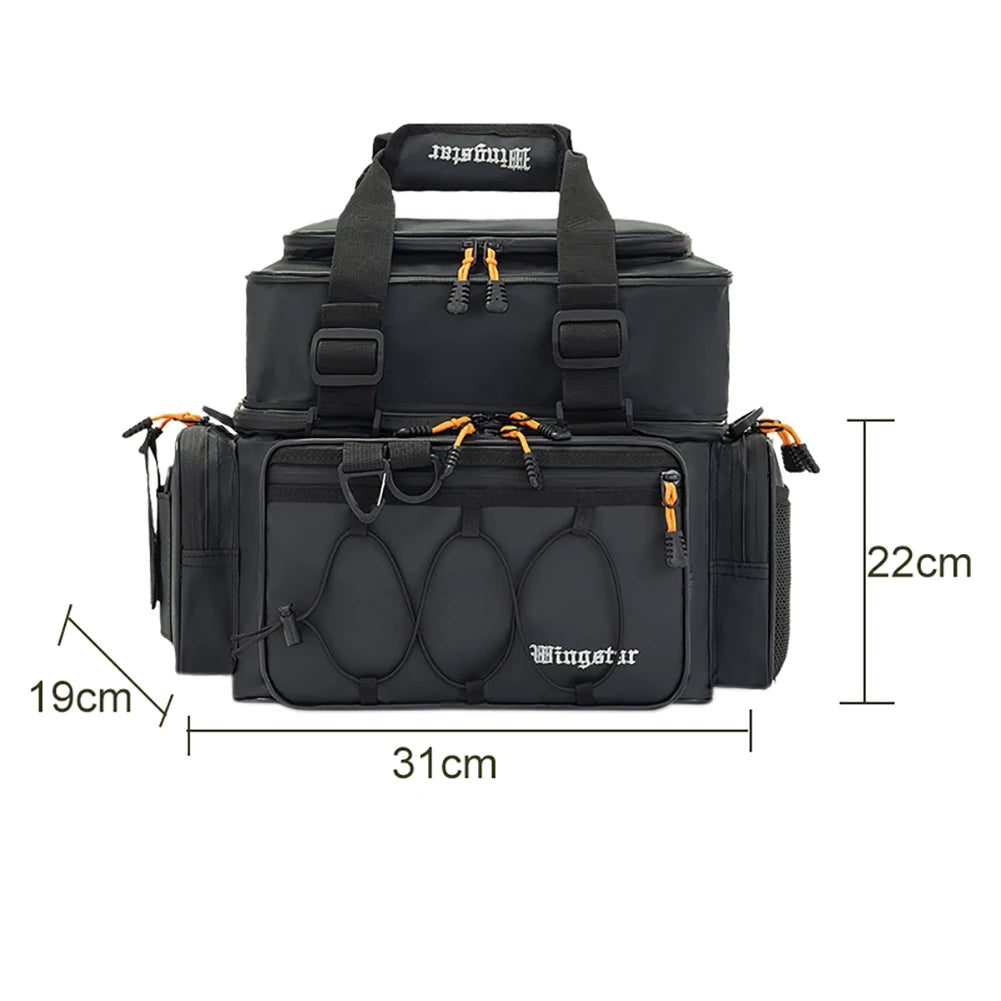 Fishing Tool Pouch Large-capacity Tackle Boxes Multi-pocket Crossbody