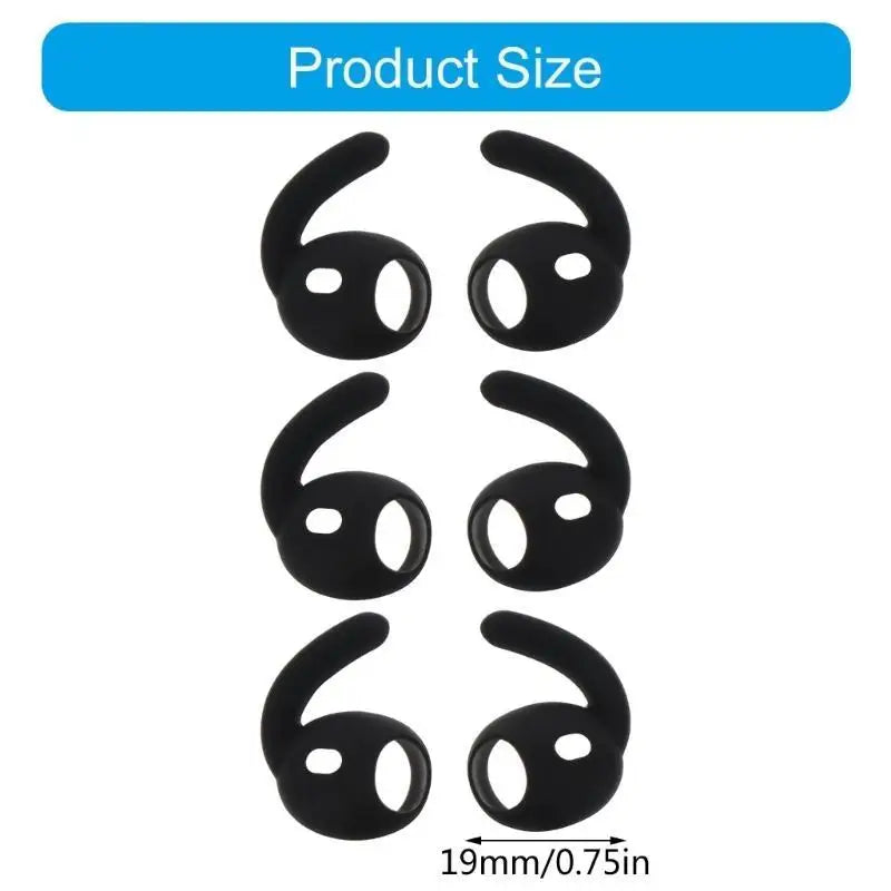652F Ear Hooks for 2, Ear Grip Covers Silicone Accessories for Apple 2 Anti-Slip Ear Hook Holders Earbud Tips Zpaxo