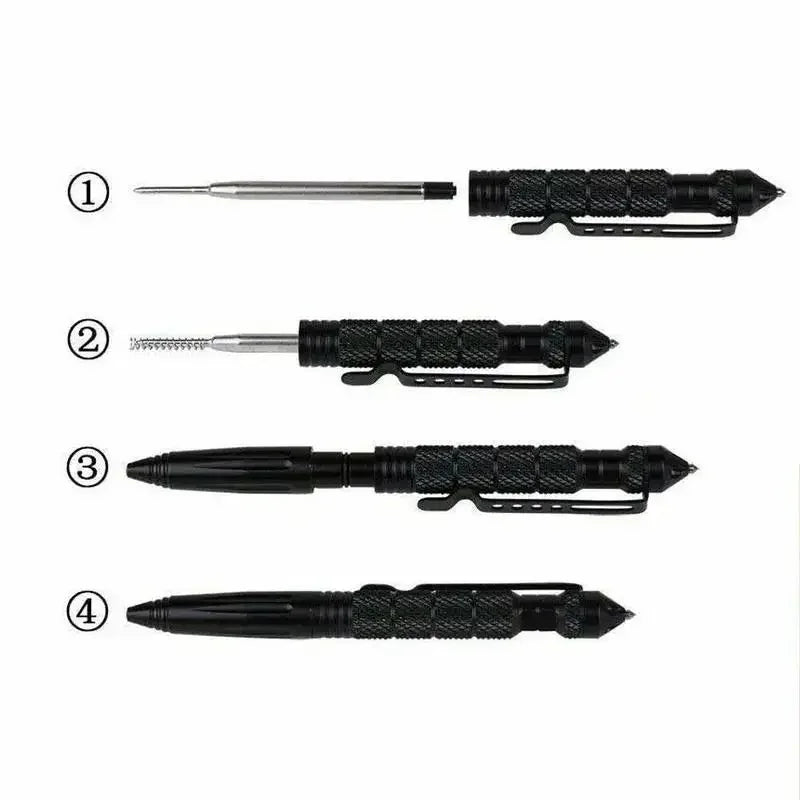Tactical EDC Pen – Aviation Aluminum Glass Breaker Multitool