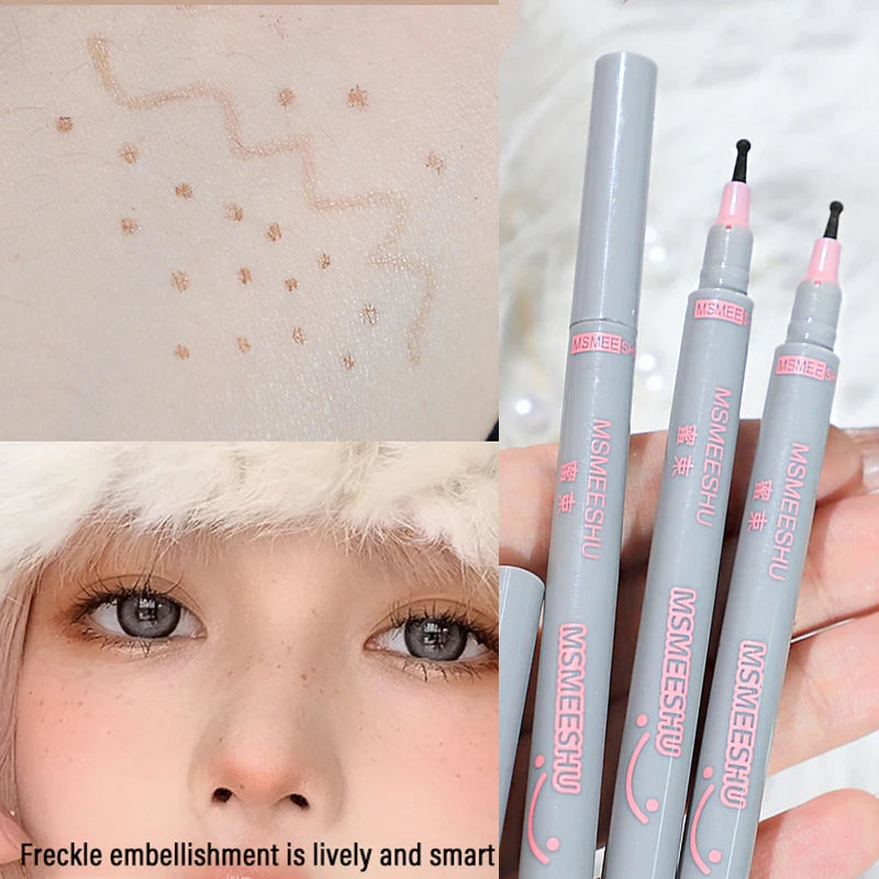 Fake Freckles Pen Round Head Natural Fast Drying Waterproof Mole