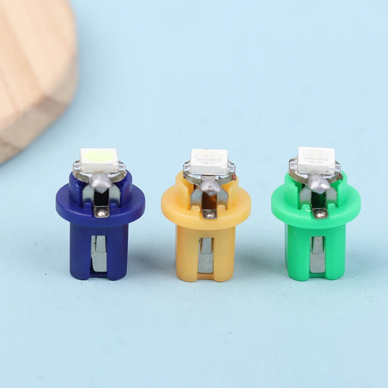 T5 B8.5d 5050 SMD LED Bulbs 10-Pack – Car Dashboard Interior