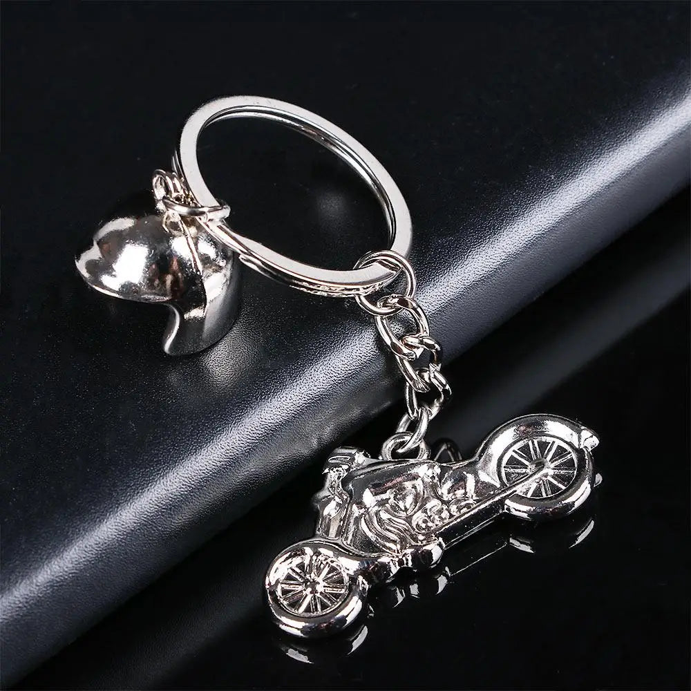 Creative Jewelry Key Holder Key Chain Motocross Motor Keychain Key Rings Metal Motorcycle Helmet Zpaxo