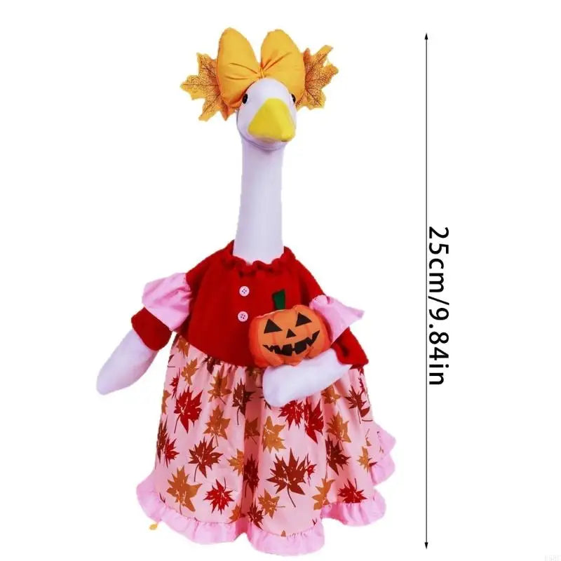 Adorable Fabric Geese Blouse Costume Porch Yard Halloween Fall