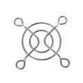 652F New Small Fan for Protection Net 30mm Cooling Fan for Protection Net Iron Mesh C Zpaxo Blue CN