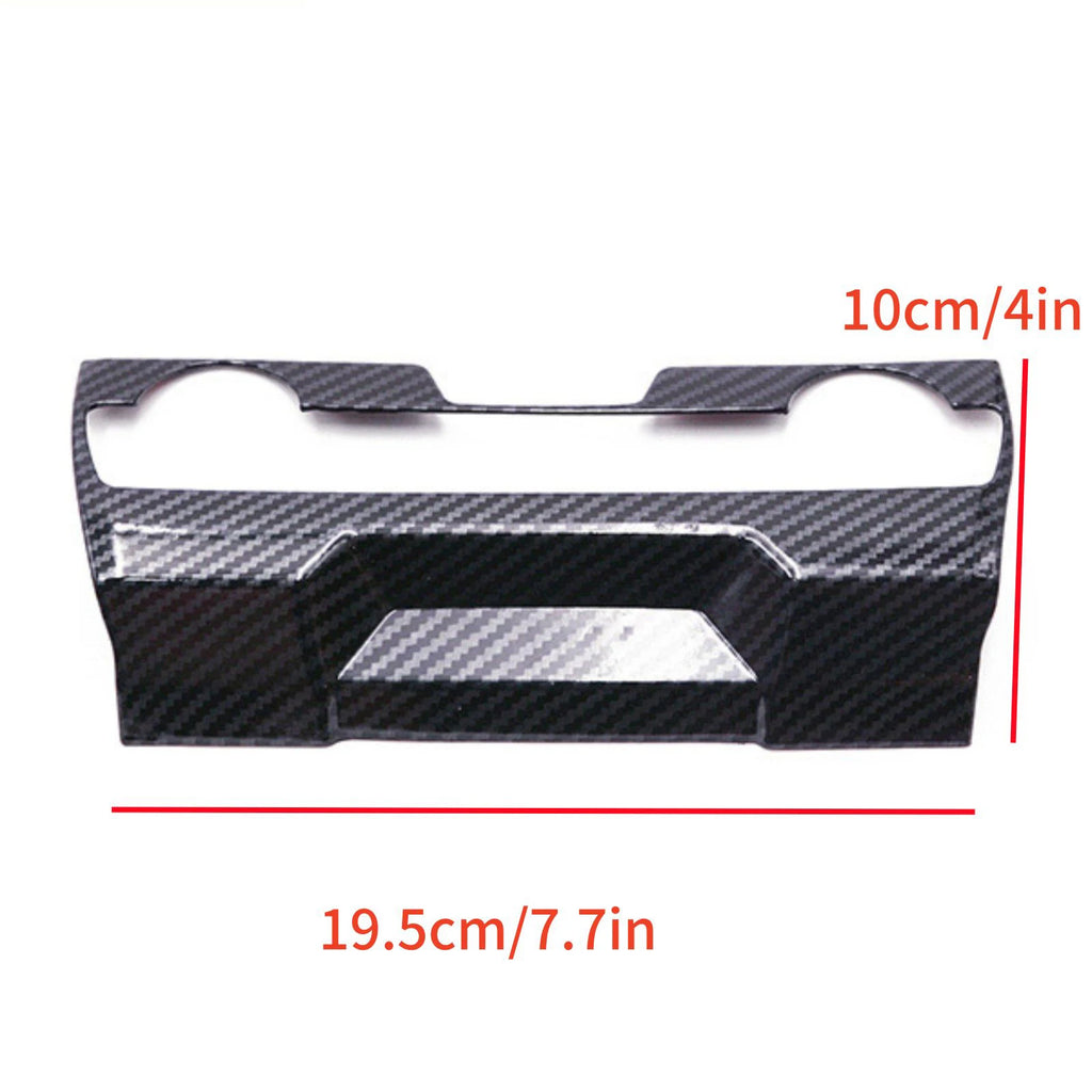 1Pc Vehicle Carbon Fiber Inner Central Console AC Switch Panel Cover Trims Replacement For Honda Civic 2016-2021 Car Accessories