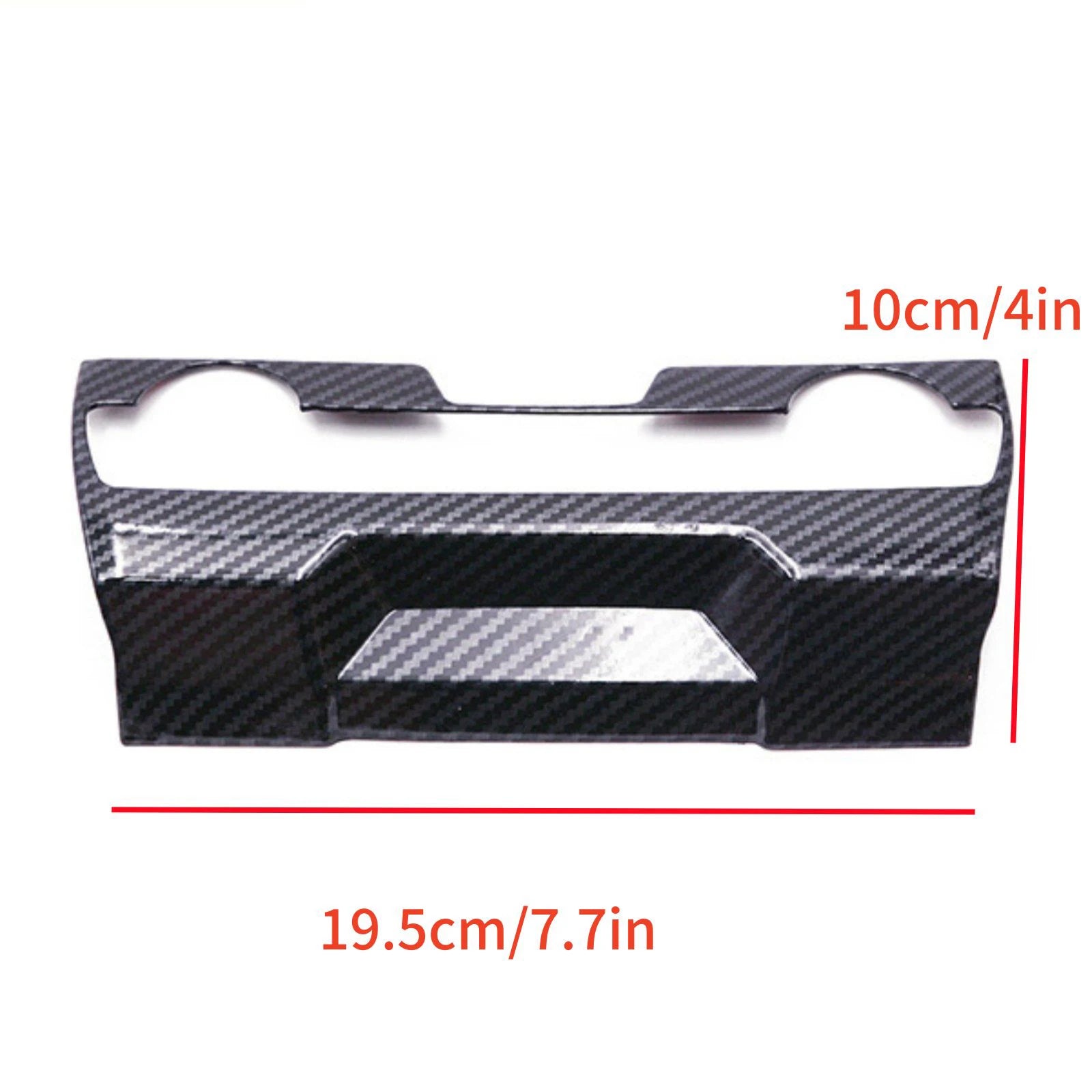 1Pc Vehicle Carbon Fiber Inner Central Console AC Switch Panel Cover Trims Replacement For Honda Civic 2016-2021 Car Accessories