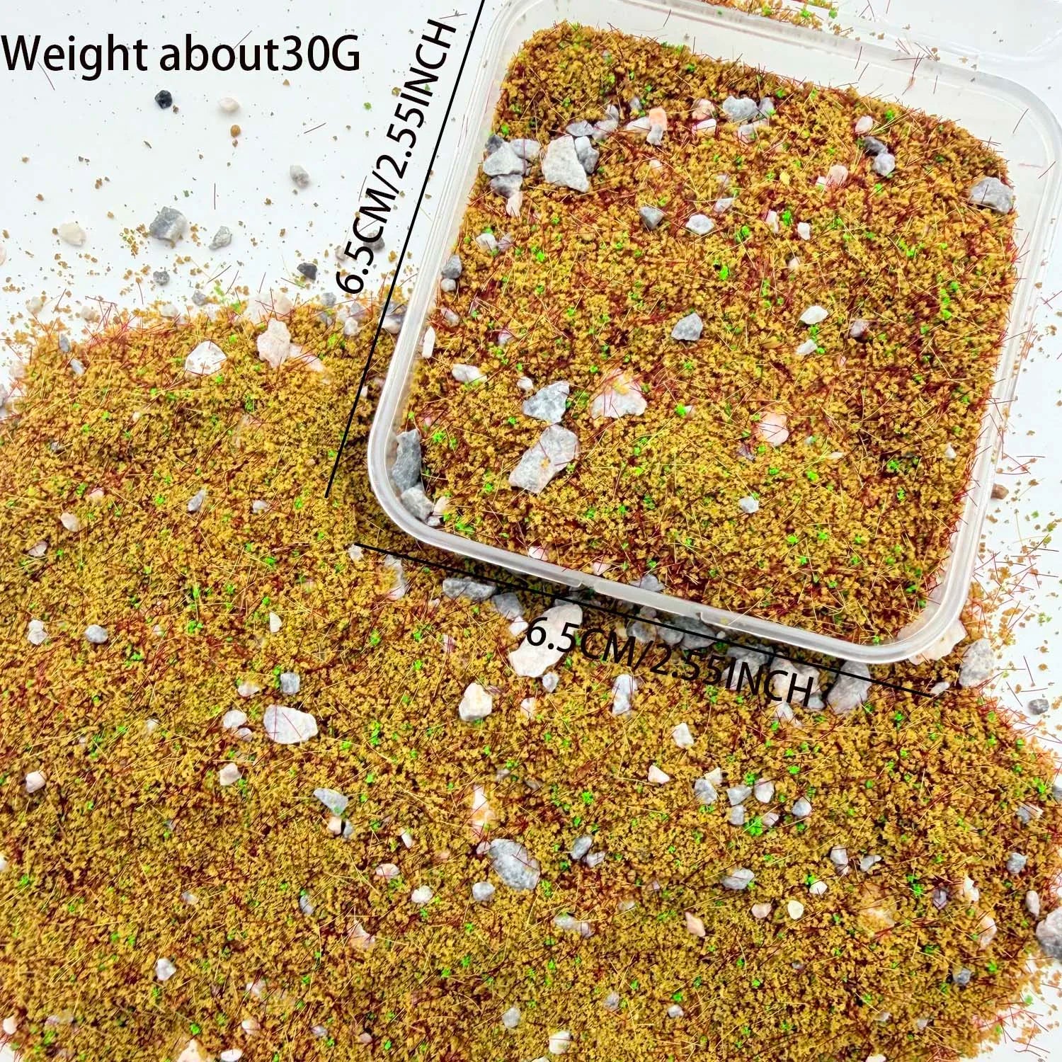 30g DIY Terrain Powder Kit – Diorama, Wargaming & Scenery Terrain Scenery Powder Zpaxo brown