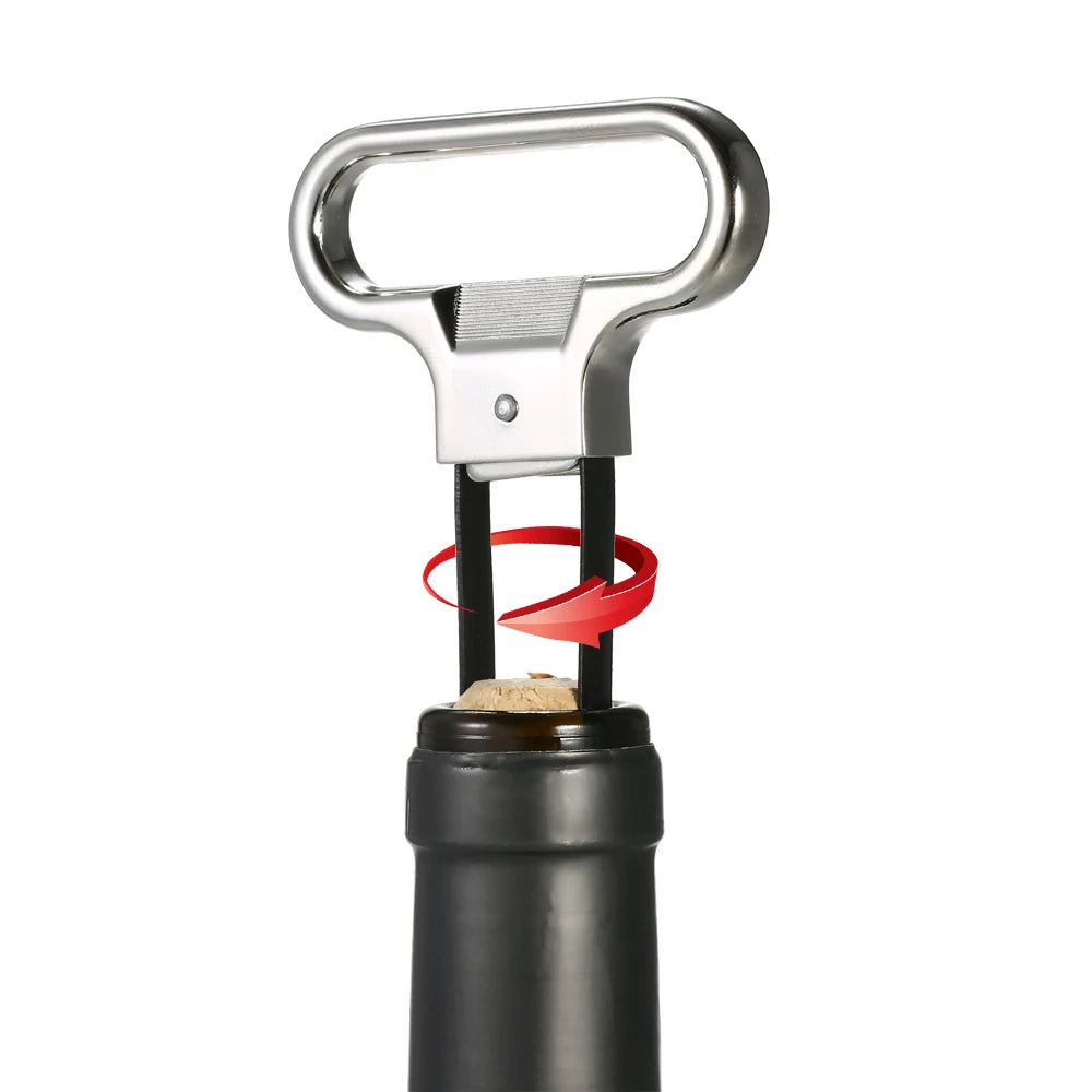 Wine Bottle Opener Two-Prong Corkscrew Remover Cork Puller Damaged Cork Remover Old Wine Corkscrew Remover House Warming Gift Zpaxo
