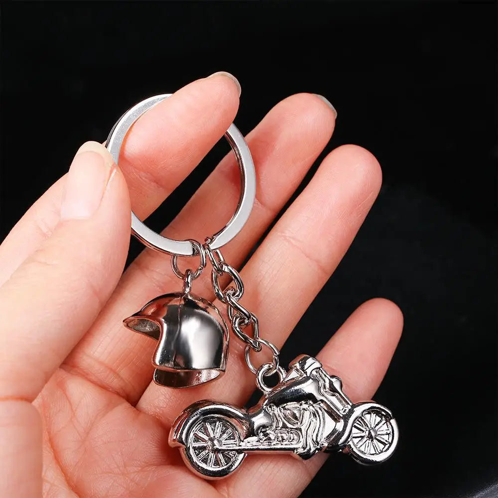 Creative Jewelry Key Holder Key Chain Motocross Motor Keychain Key Rings Metal Motorcycle Helmet Zpaxo