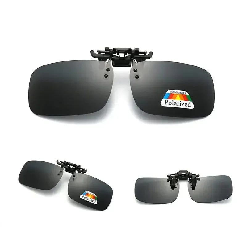 Polarized Clip-On Sunglasses UV400 – Driving & Night Vision