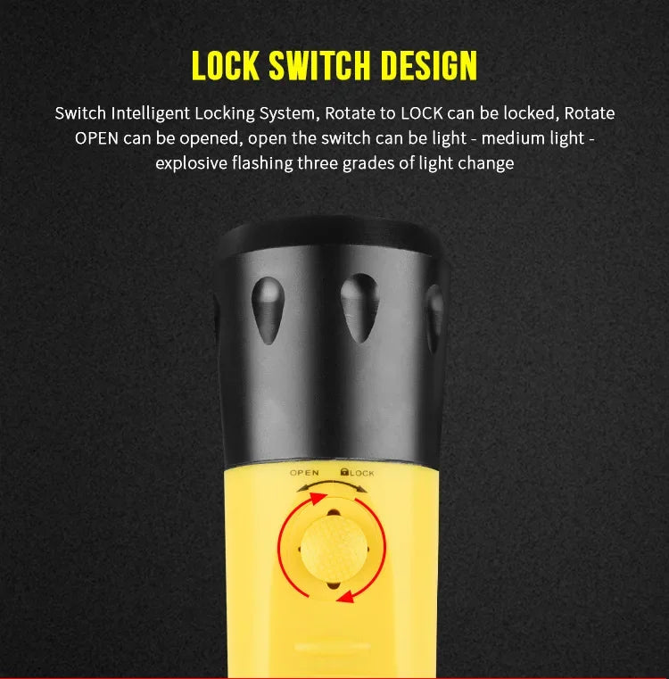 Waterproof Scuba Dive Torch – 2300 Lumen Underwater Flashlight