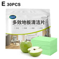 Floor Cleaner Tablets 30-Pack – Water-Soluble Deodorizing Sheets Floor Cleaning Tablets Zpaxo E