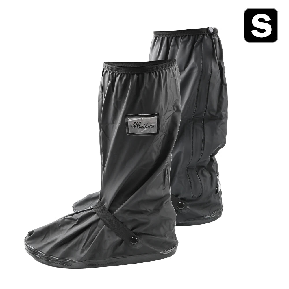 Non-slip Boot Covers Rainy Snowy Day Motorcycle Scooter Bike Rain Zpaxo S