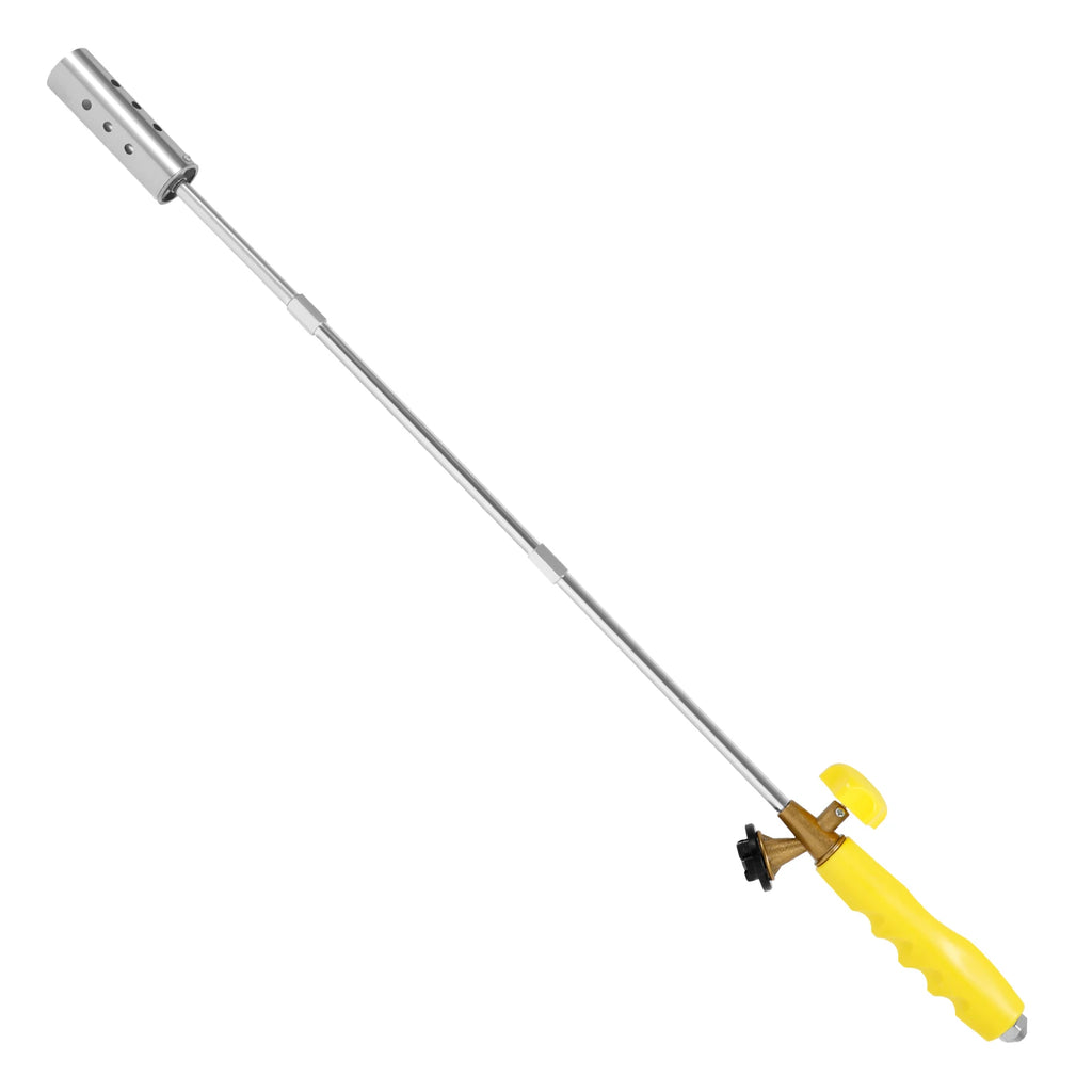 Propane Torch Weed Burner 30 Inch Long Handle Piezo Ignition Grass Killer Blowtorch Snow Melter Heat Tool for Standard Gas Tank Zpaxo SET C 30inch