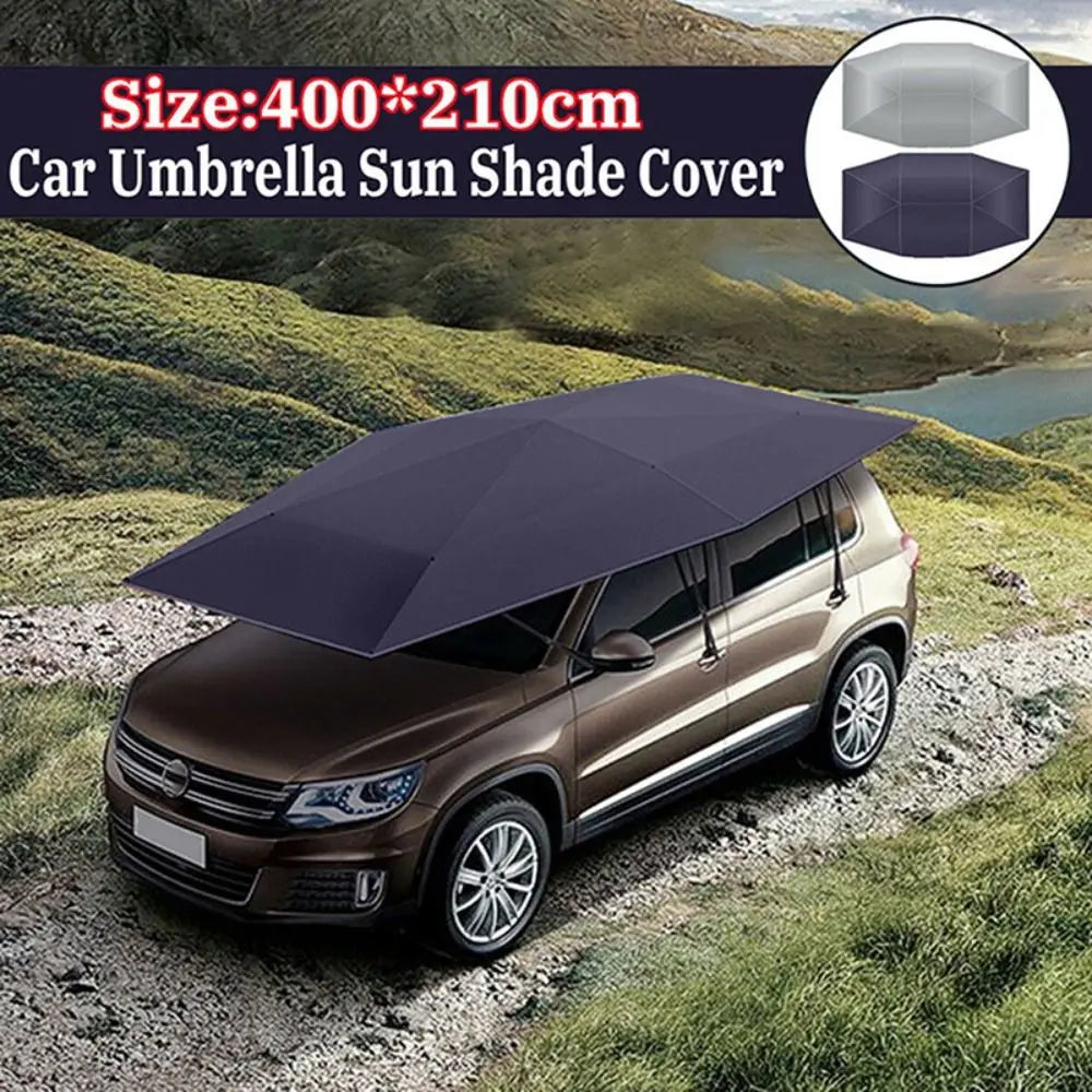 UV Protection Auto Retractable Car Cover Waterproof 4X2 1M Foldable Zpaxo