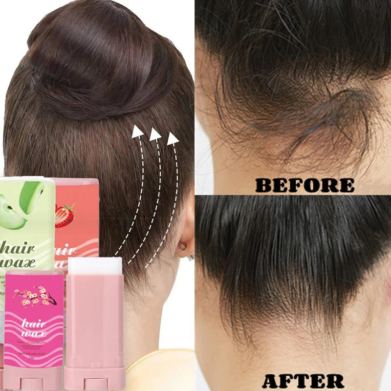 Hair Wax Pomade Broken Frizz Fixed Fluffy Styling Greasy Gel Lasting