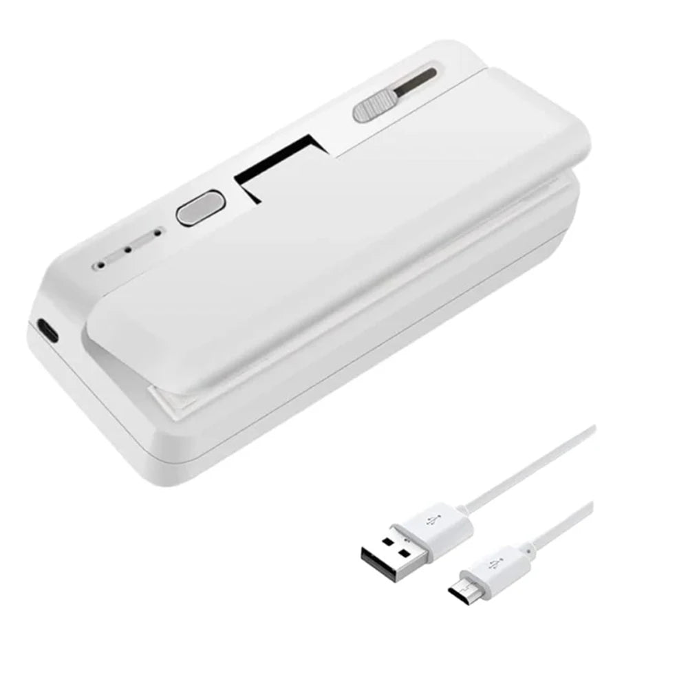 Mini Heat Sealer Plastic Bag Sealing Machine Rechargeable Food