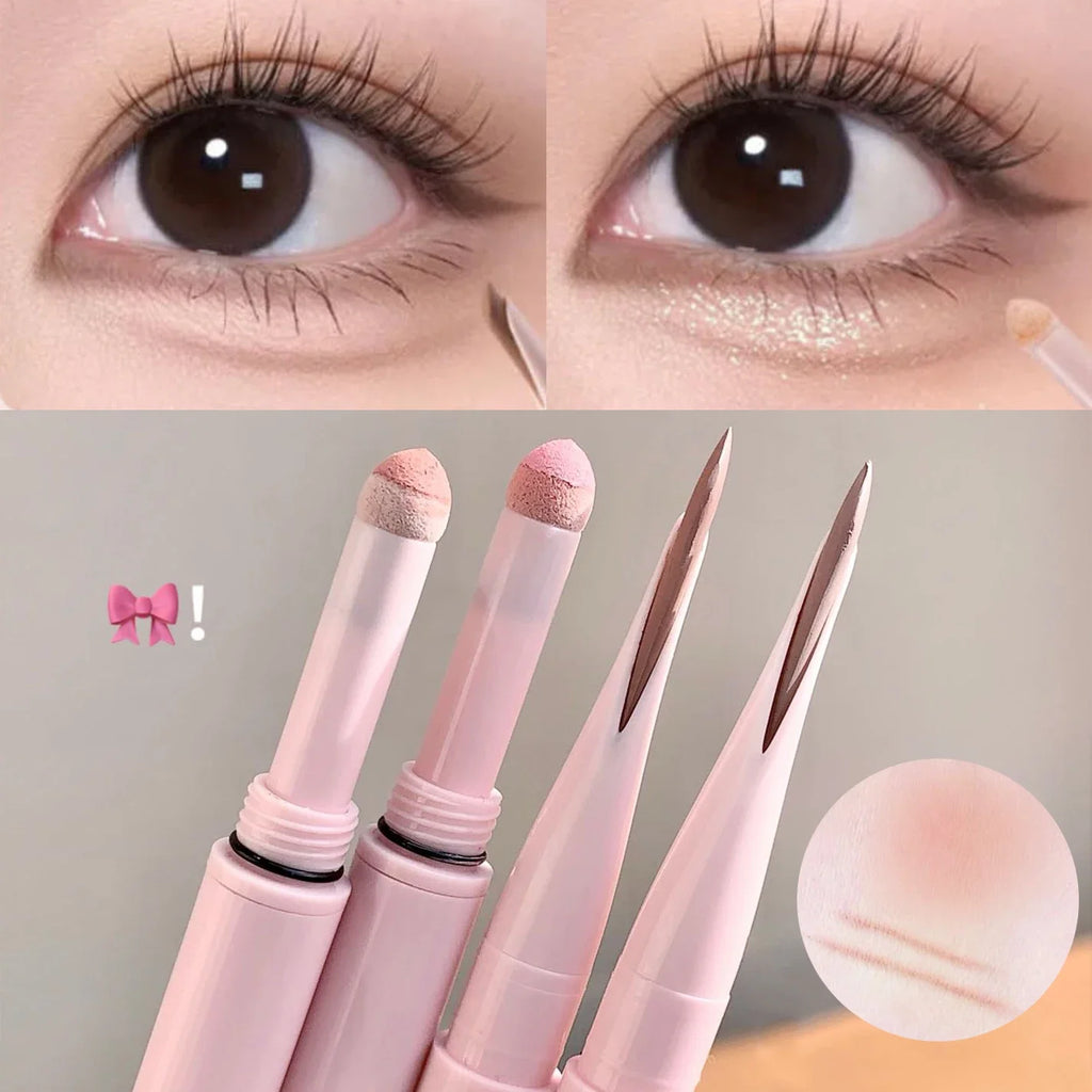 Mulitfuntional Double Ended Lying Silkworm Pen Eyeliner Pencil