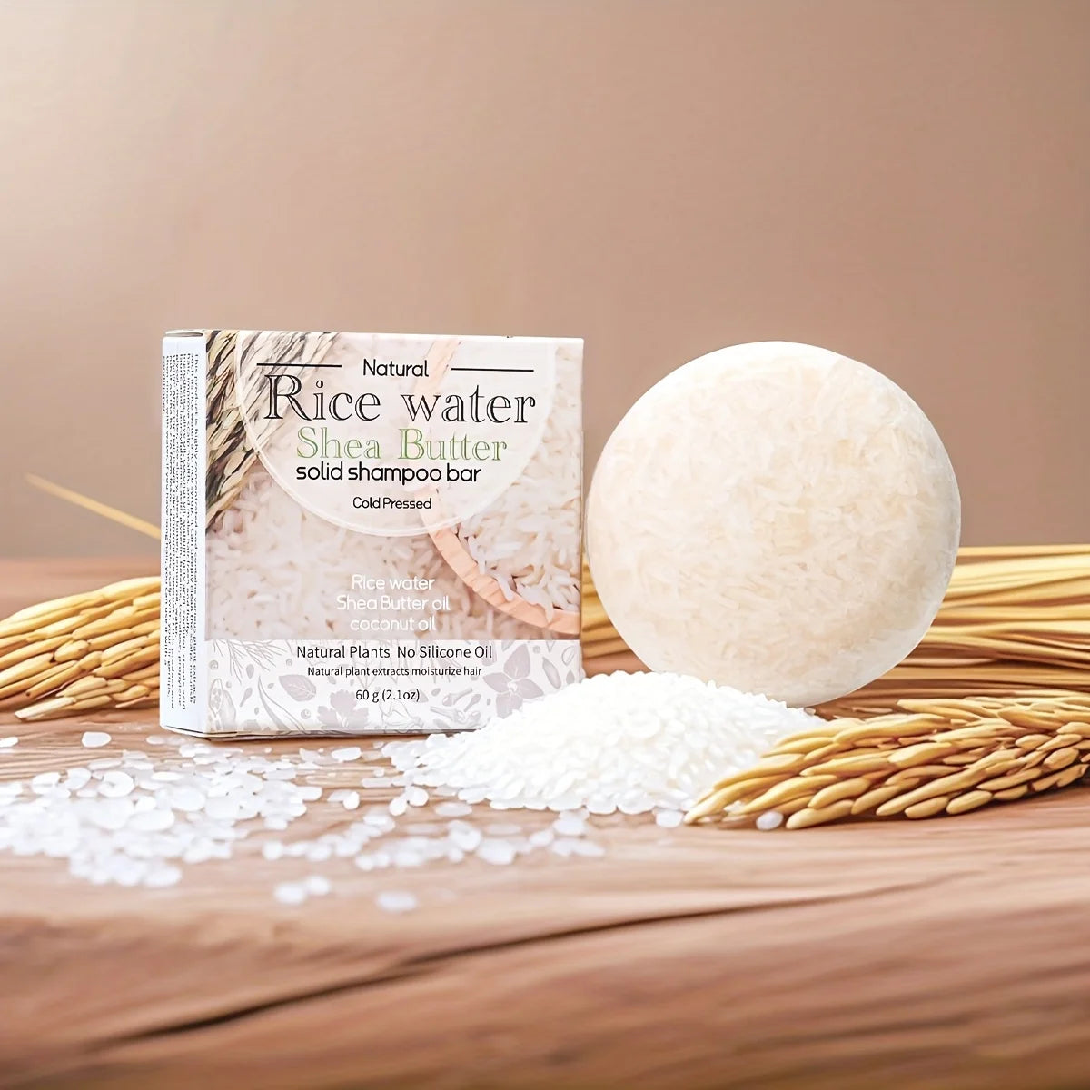 12-Pack Rice & Shea Butter Solid Shampoo Bars – Deep Cleanse Solid Shampoo Bar Zpaxo