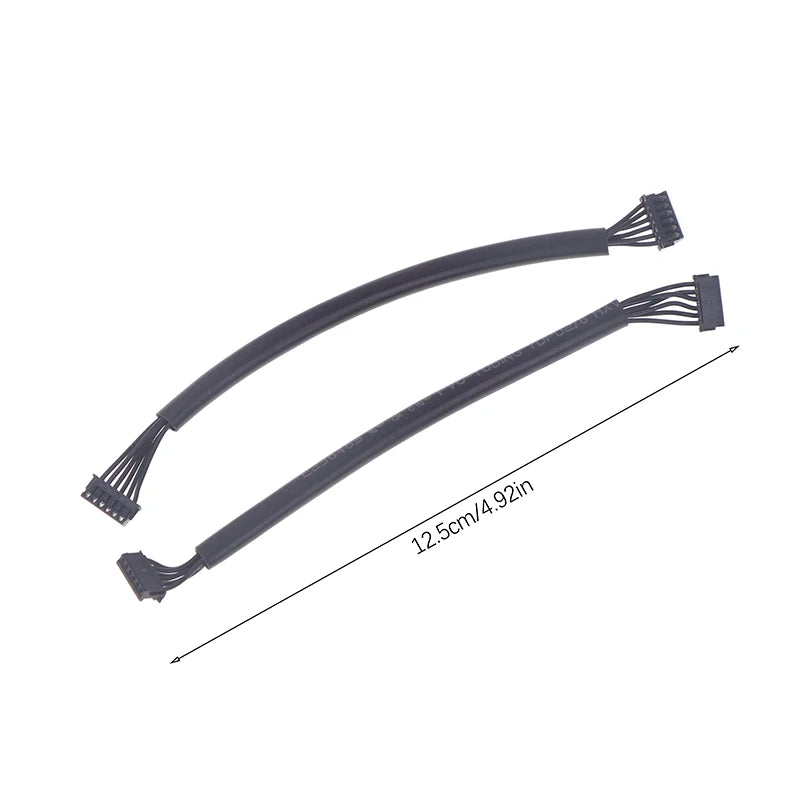 ▶2Pcs 80mm 120mm 200mm Brushless Motor Sensor Wire Cable For RC ESC Car Toy Accessories Zpaxo 120mm