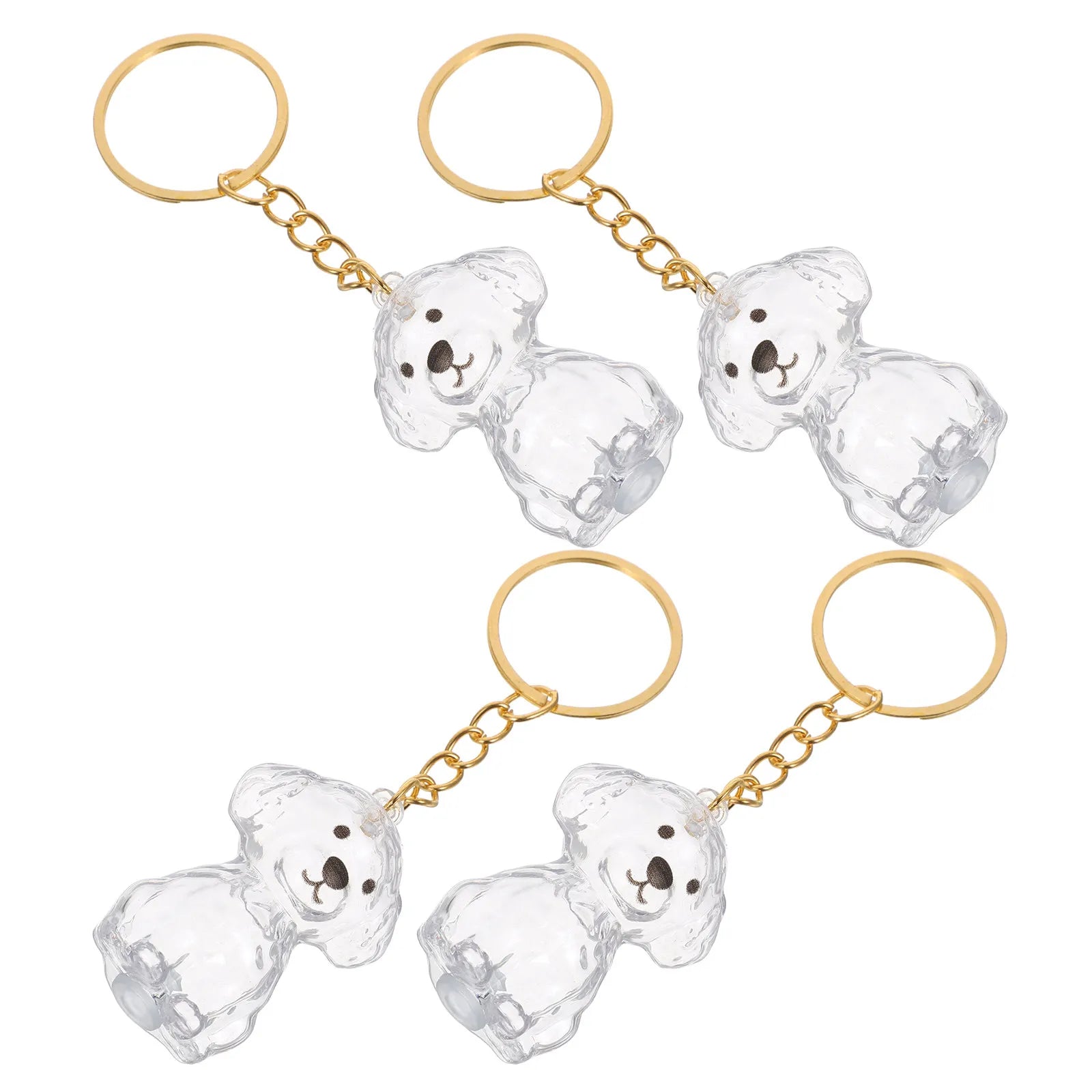 Pet Hair Memorial Box Transparent Dog Keepsake Keychain Portable