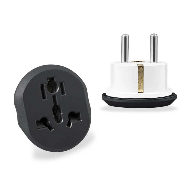 Universal EU Plug Converter FR AU US UK CN To EU Travel Adapter High Quality Home Plug Adapter 16A 250V Wall AC Electric Socket Zpaxo