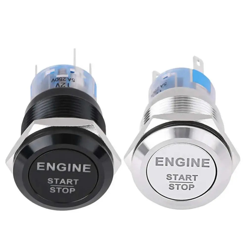 12V Waterproof Engine Start Button Zinc-aluminium Alloy Ignition Zpaxo