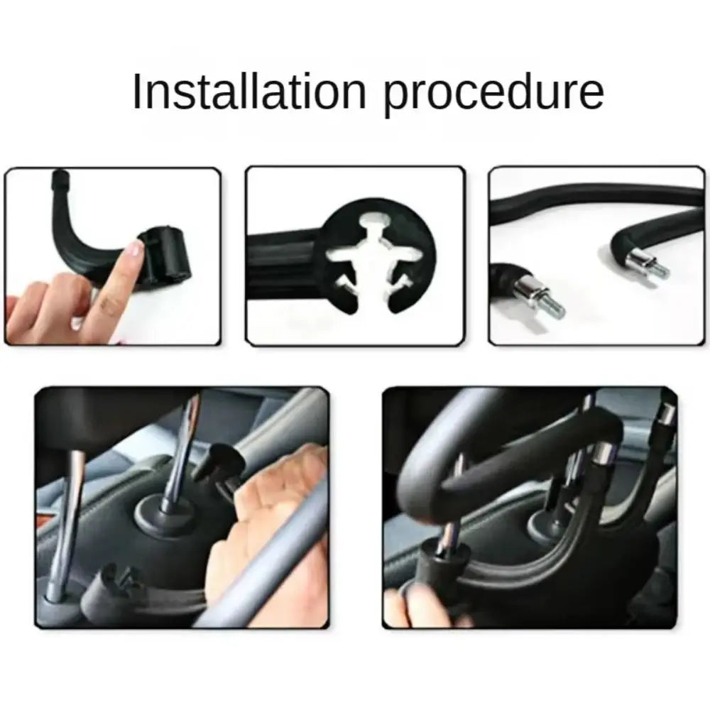 Saving Space Car Seat Coat Rack Storage Convenient Coat Rack Hanger Simple Durable Auto Headrest Clothes Hanging Holder Zpaxo