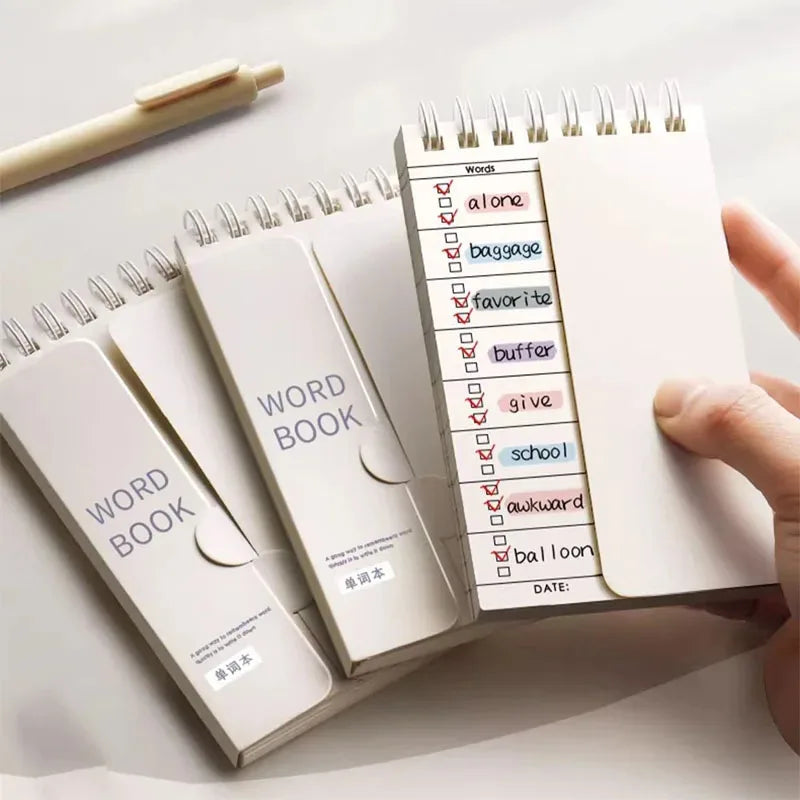 Pocket Vocabulary Memory Book English German French Spanish Language
