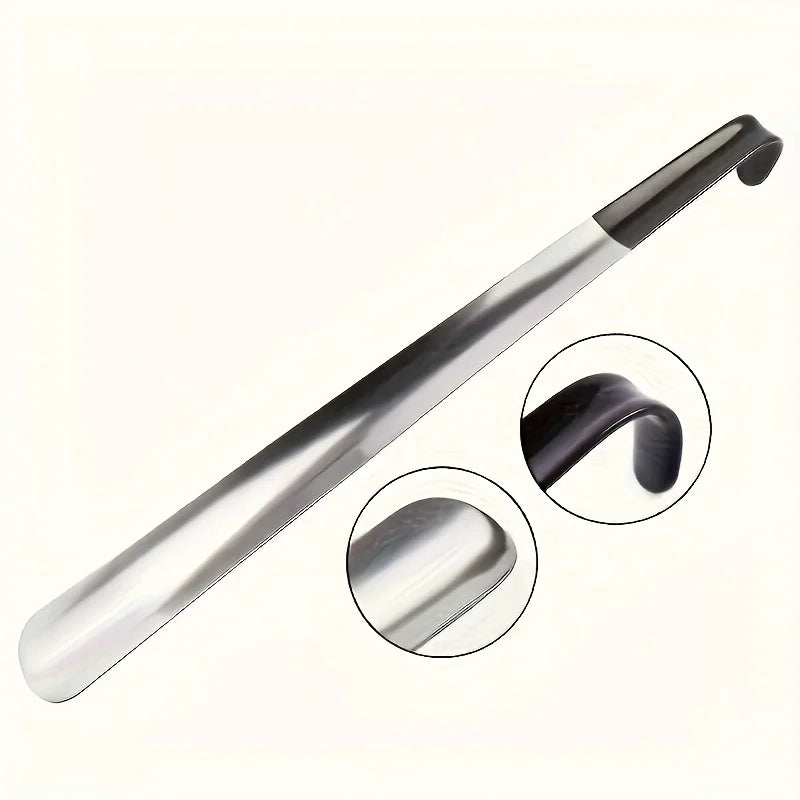 16 5 Stainless Steel Long Shoe Puller Ergonomic Grip Durable Metal