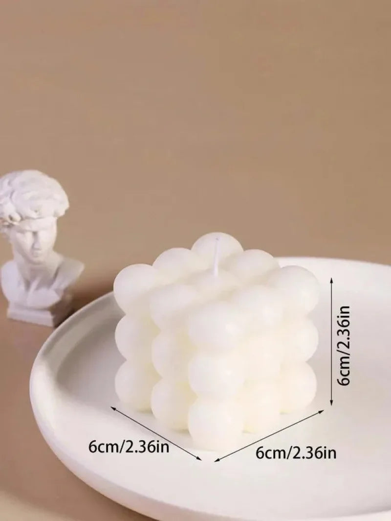 Creative Ball-shaped Soy Wax Magic Cube Aromatherapy Candle High-end