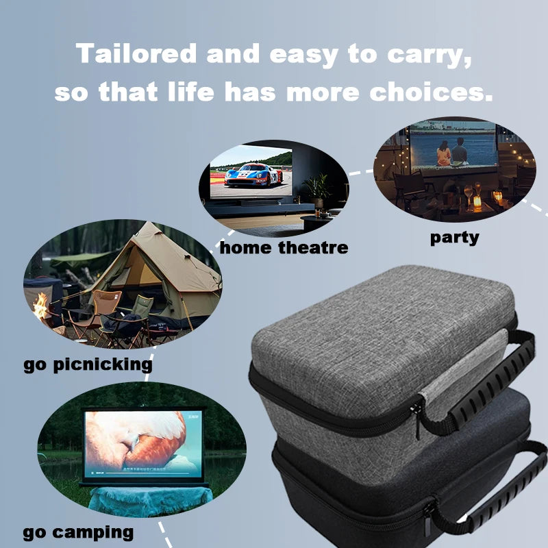 Protective Case Shell Storage Box For Magcubic HY300 PRO Projector For Samsung The Free Style Business Travel Protection Bag Zpaxo