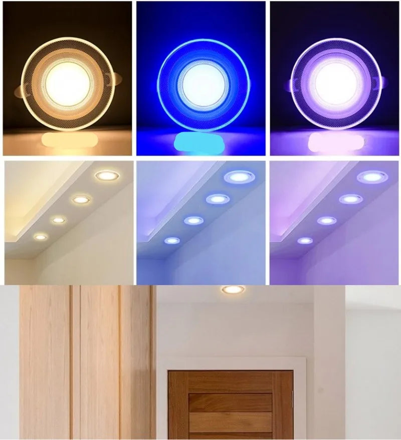 5W 3-Color LED Downlight Round Ceiling Spotlight | POCKETMAN