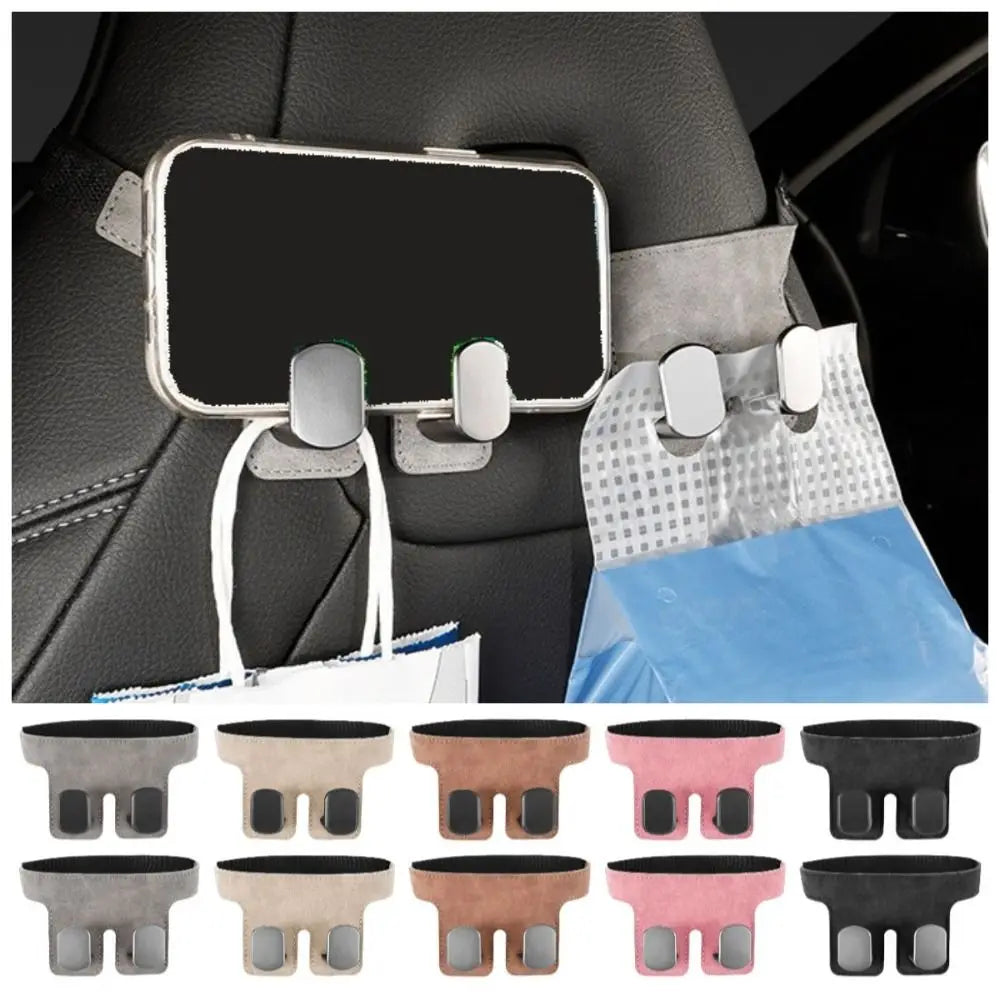 Load-bearing Car Headrest Hook Wear-resistant Double Backseat Hanger Zpaxo