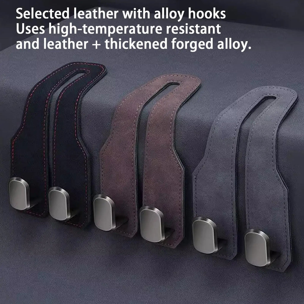 Car Headrest Hooks Hanger Multipurpose Adjustable for Bags Seat Back Organizer Holder Clips Auto Fastener Car Headrest Hook Zpaxo