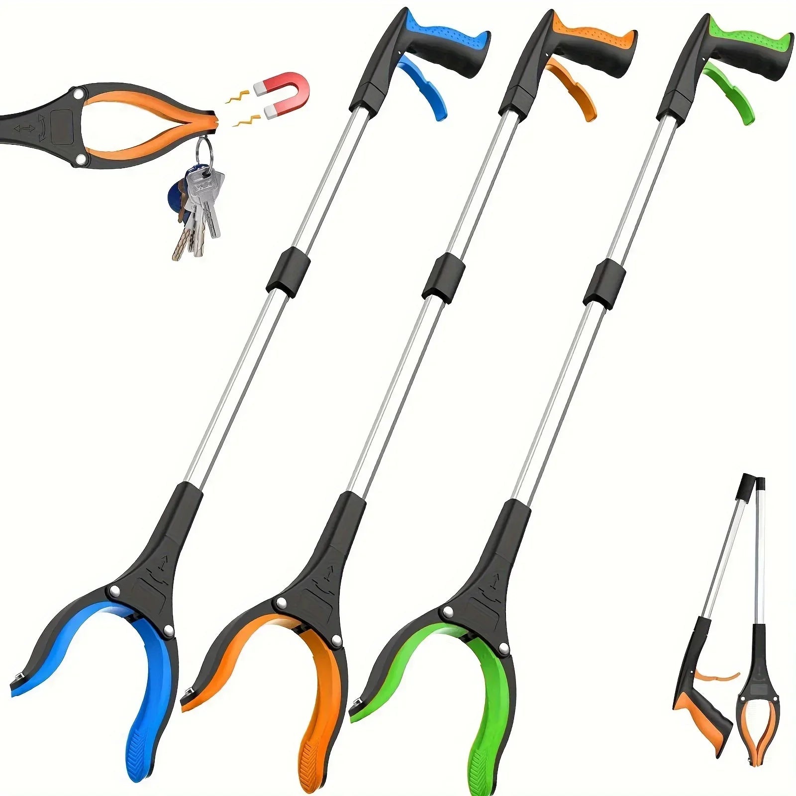 Garbage Picker Gripper 360 Rotating Clip Lightweight Heavy-duty