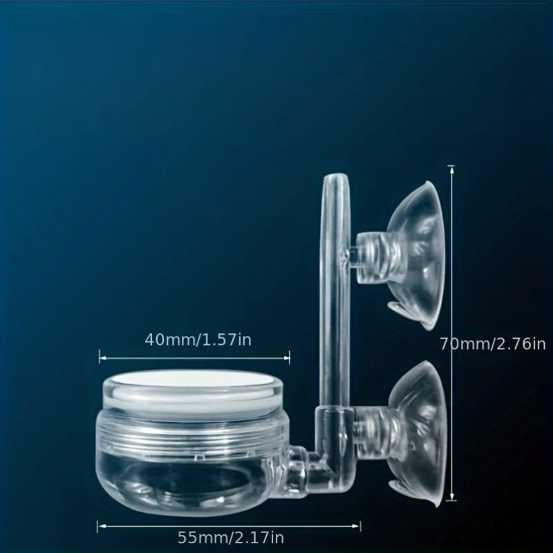 Aquarium Oxygen Pump Air Diffuser Acrylic Transparent Silent