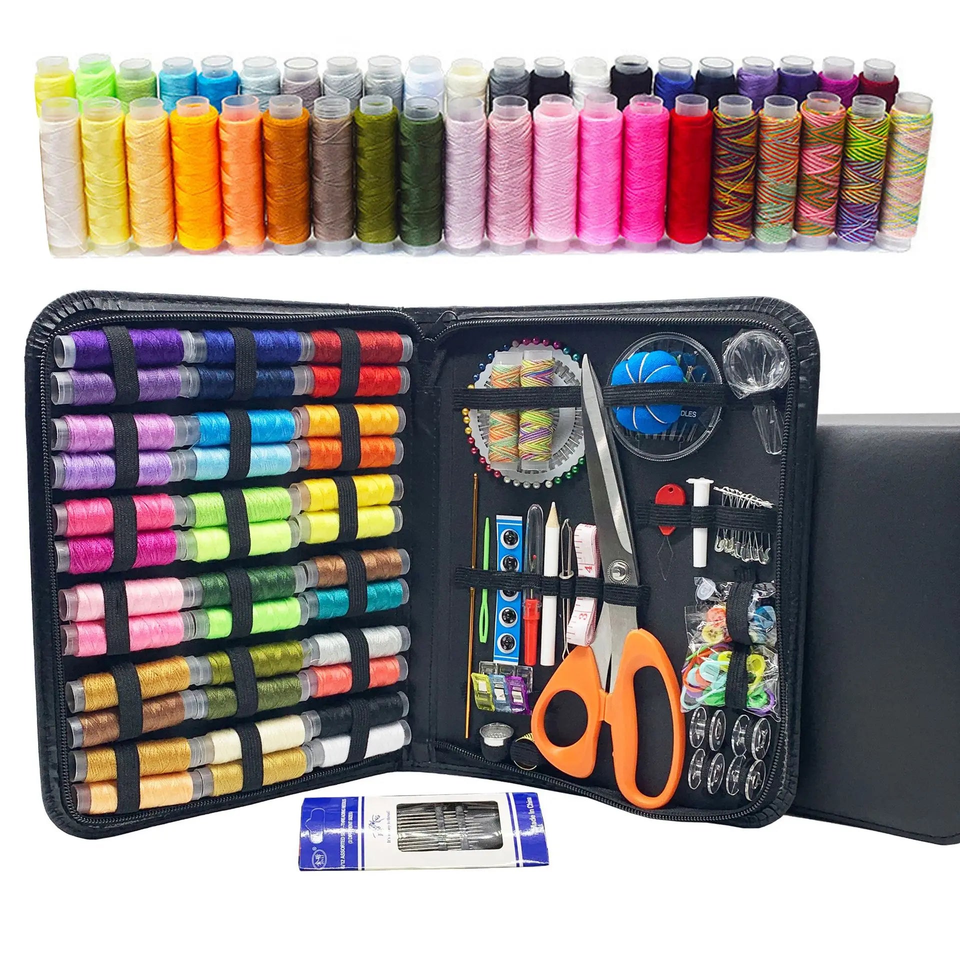 Portable Household Multi-function Sewing Kit Box DIY Embroidery Handwork Tool Needles Thread Scissor Set Travel Accessories Zpaxo
