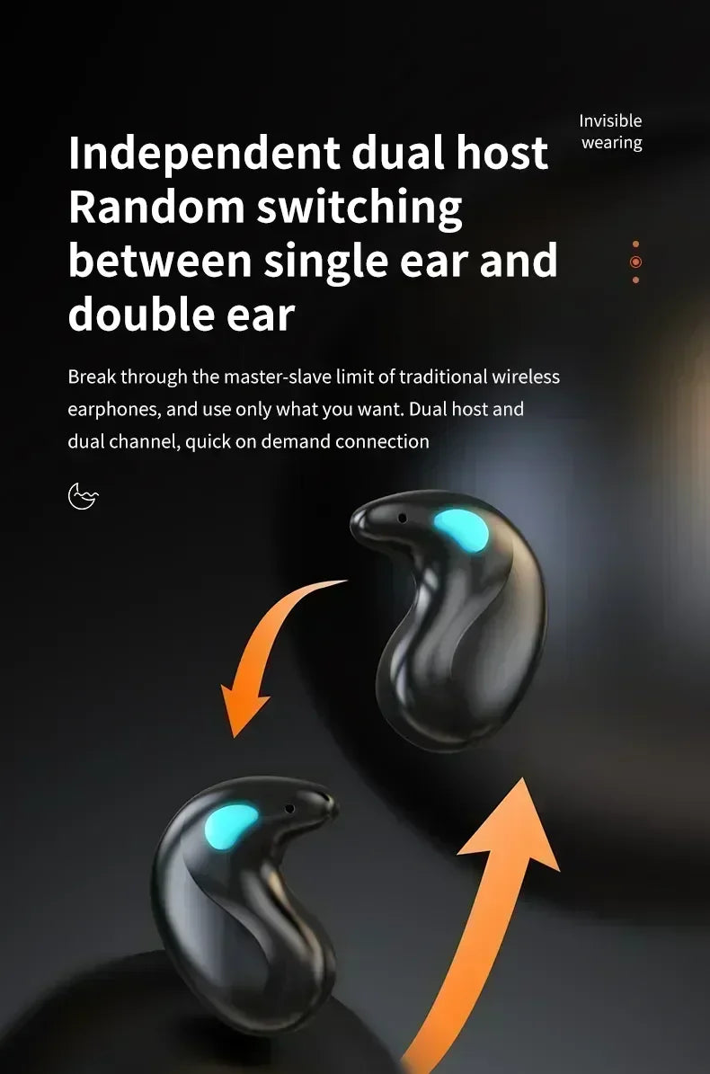 2026New X55 Wireless Earphones Headphones Noise Reduction Sport Game