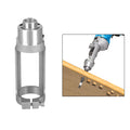 Square Hole Drill Bit Adapter Attachment Cast Aluminum Quickly Install or Disassemble Mortise Tool for Hand Electric Drill Zpaxo Default Title