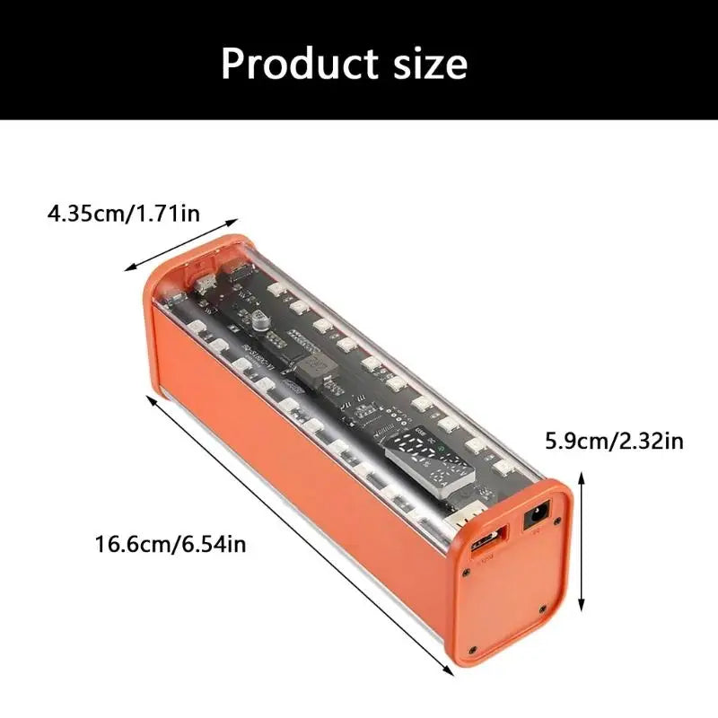 652F 18650 Battery Case Holder Powerbanks Making Lightweight Zpaxo