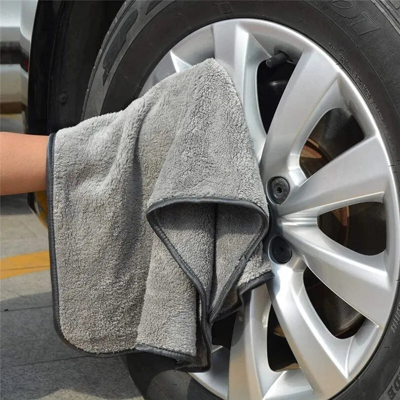 Microfiber Towel Car Wash Accessories Absorbency Cleaning Cloth Zpaxo