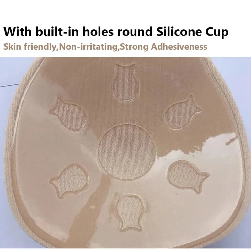 Silicone Strapless Push-Up Bra & Nipple Covers – Reusable