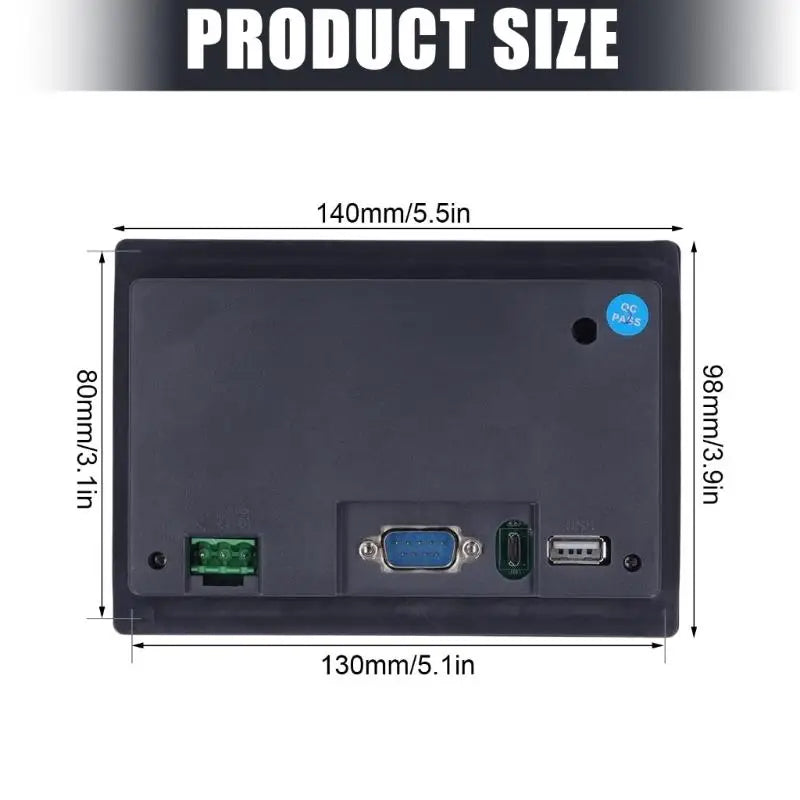 652F Industrial Control Panel Touchscreens 140x98mm ARM9 Chipset Zpaxo